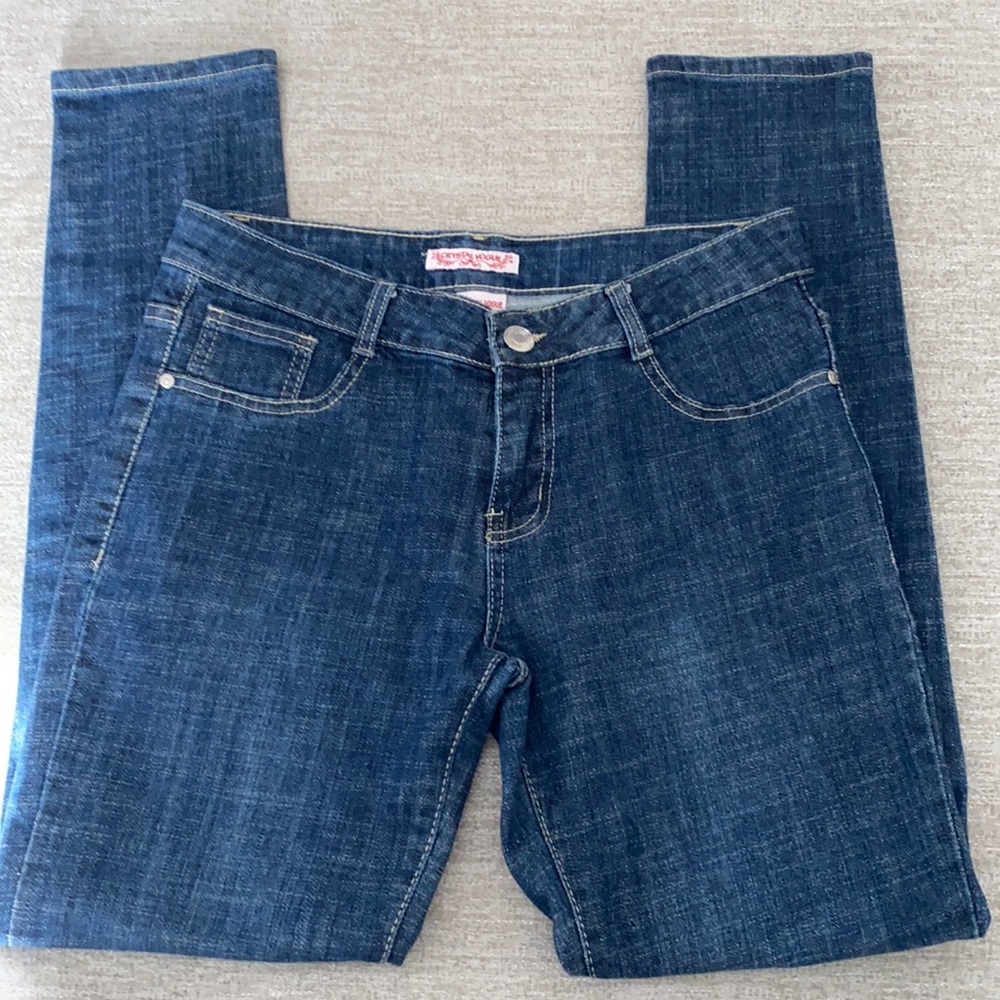 Crystal Vogue dark wash skinny jeans Size 13 (juniors)